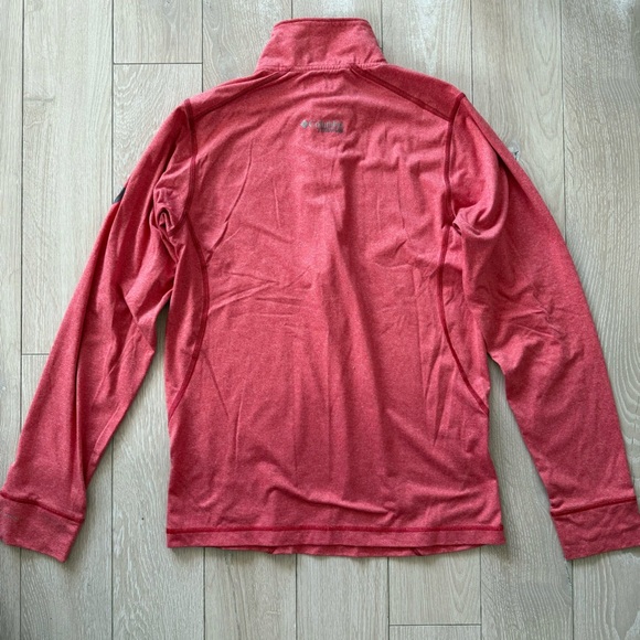 Columbia Diamond Peak 1/2 Zip Long Sleeve Sweater for Men in Red Heather Size S - Picture 11 of 15